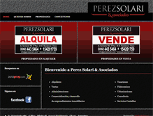 Tablet Screenshot of perezsolari.com